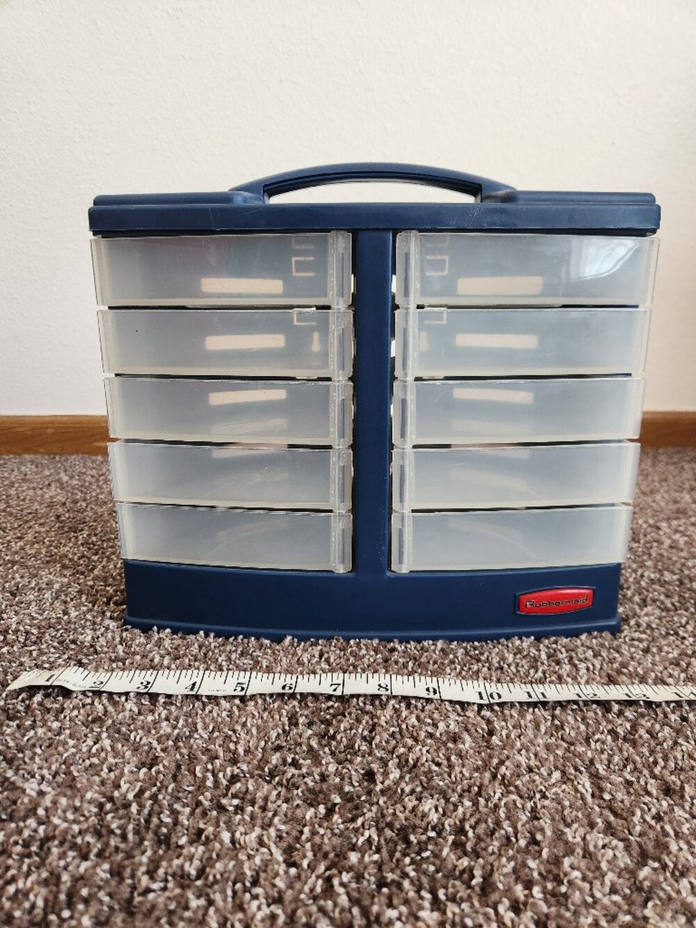 Vintage Rubbermaid 10 Drawer Organizer